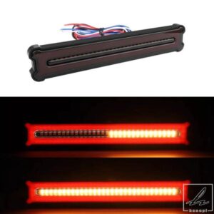 109LED 234MM ブレーキインジケーター リアバンパー 流れるウィンカーランプ DRL トラック トレーラー RV カフェレーサー 12-24V DC 対応 部品 カスタムパー