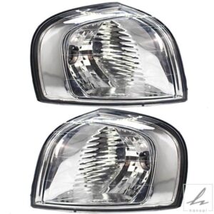 左右ウィンカーインジケーターコーナーライトランプバルブ無1999 - 05 VOLVO S80 30655422 30655423 部品 カスタムパーツ アクセサリー