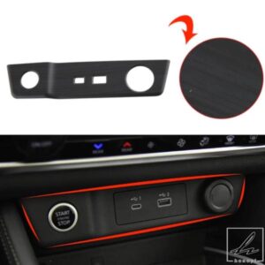 日産 QASHQAI J12 2021-2022 ROGUE 2023-2024 リアエアアウトレットベントカバー ウォーターカップパネルコンソールダッシュボードACベントパネルトリム 部