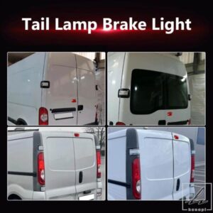 車用LEDサードブレーキライト ハイマウント レッド/スモークレンズ 12V 日産インタースター X70 01/2004-01/2007 8200209522 4408479 部品 カスタムパーツ