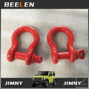 牽引シャックルフック 牽引回収キット スズキ ジムニー 2019 ジープ/トラック オフロード牽引パーツ 4X4 外装アクセサリー 部品 カスタムパーツ