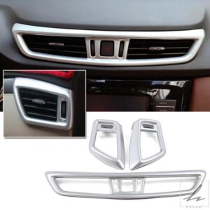 日産 キャシュカイ J11 X-TRAIL X TRAIL T32 2014 2020 車ダッシュボード AC エアアウトレットベントリングフレームカバートリムパーツリペア 3個 部品 カス