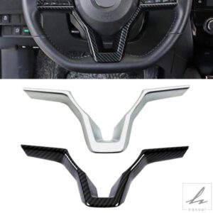 日産 QASHQAI J11 X-TRAIL T32 2017 2020 用 ステアリングホイールスイッチボタンフレームカバートリム 内装装飾トリムアクセサリー 部品 カスタムパーツ