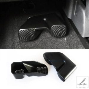 日産 キャシュカイ J11 ローグ スポーツ 2014-2020 シート下 AC ヒーター フロアエアコン ベントアウトレット グリル カバー トリム 部品 カスタムパーツ