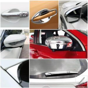 日産 キャシュカイ J11 2014 2020 車外装パーツ 補修用 ドアハンドル バックミラー リアワイパー サイドウィング クロームトリム ステッカー 部品 カスタム