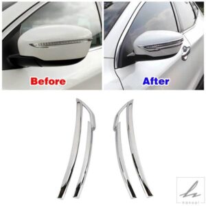 日産 キャシュカイ J11 X-TRAIL X TRAIL T32 2014 2020 用 バックミラーサイドミラーカバー クロームトリム ウィンカーライトモールディング 補修 部品 カス