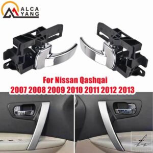 日産 キャシュカイ J10 2007 - 13 用 新型サイドインテリアインナードアハンドル アクセサリー カースタイリング 部品 カスタムパーツ アクセサリー