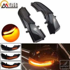 日産スカイライン インフィニティ Q50 Q60 Q30 Q70 QX50 QX60 QX70 用 2個 LED ダイナミックウィンカーサイドマーカーライトシーケンシャルウインカー 部品