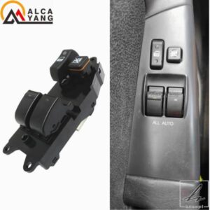 電動パワーマスターウィンドウコントロールスイッチレギュレーターボタンコンソール トヨタカローラヴェルソ 2002-2007 84820-02111 84820-0F040 部品 カス