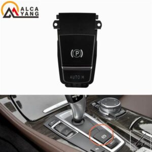 車用EMFパーキングブレーキコントロールスイッチ BMW 5 6 X3 X4 F10 F11 F06 F12 F25 2009-2013 2014-2017 61319385029 部品 カスタムパーツ アクセサリー