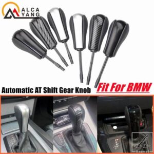 車用ショートロングギアスティック 車用オートマチックATシフトギアノブ BMW E39 E46 E53 E60 E61 E63 E64 E83 E81 E82 E87 E90 E91 E92 E93用 部品 カスタ