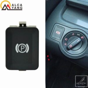 電子ハンドブレーキスイッチ パーキングハンドブレーキボタン VW PASSAT B6 B7 CC 2005 - 10用 部品 カスタムパーツ アクセサリー