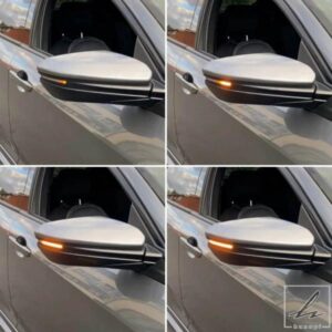 流れる水ウインカーサイドバックミラーLEDダイナミックウィンカーライトホンダシビック10代目FC1 FK7 2016-2020用 部品 カスタムパーツ アクセサリー