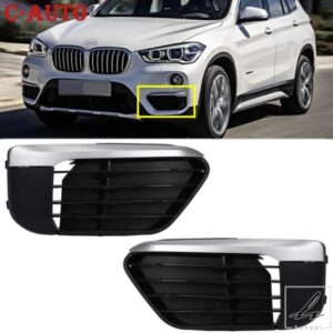 車フロント左右バンパーアンダーグリルベゼルカバー BMW X1 F48 F49 2015 - 18 51117354778 カーアクセサリー 部品 カスタムパーツ アクセサリー