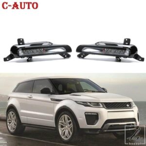 車用フロントフォグランプフォグライトヘッドライトヘッドライトDRLフォグランプレンジローバーイヴォーク2015-2018 LR072646 LR072645 部品 カスタムパーツ