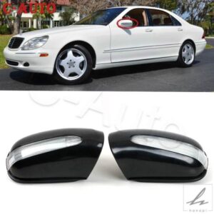 車用フロントドアミラーハウジングカバー ウィンカーライト メルセデスベンツ S430 S500 CL500 2000-2003 2208100164 2208100264 部品 カスタムパーツ