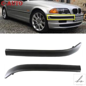 左右インパクトストリップトリム カーフロントバンパー BMW E46 セダン 318I 320I 323I 325I 328I 330I 2001-2005 51117030607 51117030606 部品 カスタムパ