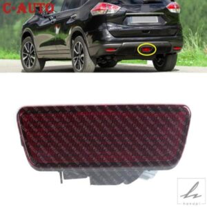 車用リアテールバンパーセンターリフレクター ABS製 リアテールライト レッドフォグランプ 日産 X-TRAIL T32 ROGUE 2014-2020 アクセサリー 部品 カスタムパ