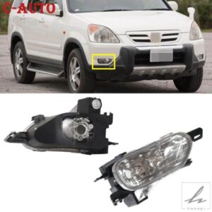 左右のフロントライトフォグランプフォグライトフロントバンパーランプホンダCRV 2002 2003 2004 RD5 RD7フォグライトカースタイリング 部品 カスタムパーツ