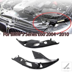 左右の自動車ヘッドライトレンズガスケットシェルカバーゴムシール BMW 5シリーズ E60 2004 - 2010 163126934511 63126934512 部品 カスタムパーツ