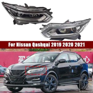 日産 キャシュカイ 2019 - 21 用カーアクセサリー フロントバンパー LED ヘッドライトシグナルランプハウジング バルブ無 部品 カスタムパーツ アクセサリー