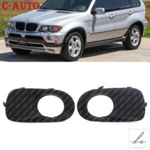車左/右側フロントアンダーバンパーフォグランプグリル交換用 BMW X5 E53 2003 - 06 51117129299 / 51117129300 部品 カスタムパーツ アクセサリー