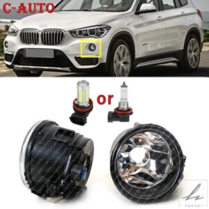 車用フロントフォグランプ LED電球/ハロゲン電球付き フォグランプ BMW X1 F48 2016 2017 2018 63177238787 63177238788 カースタイリング 部品 カスタムパ