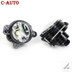 車用LEDフロントフォグランプ フォグランプ VW T5トランスポーター マルチバン カラベル ポロ ゴルクラフター シュコダ ファビア ルームスター用 カースタイ