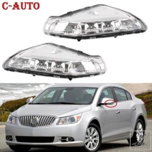 車用バックミラー LED ウィンカー インジケーターランプ サイドミラーライト ウィンカーライト ビュイック ラクロス 2009 2010 2011-2016用 部品 カスタムパ