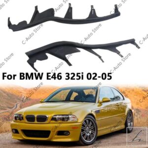 車フロント上部ヘッドライトカバーストリップトリムヘッドライトシーリングストリップガスケット BMW E46 325I 2002-2005 63126921859 63126921860 部品 カ
