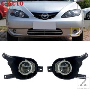 左右フロントバンパーフォグカーライトドライビングランプヘッドライトフォグランプHAIMA 3 2007-2012フォグランプ用車用フォグランプアセンブリ 部品 カス