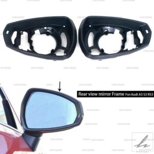 車用バックミラーハウジングトリムフレーム AUDI A3 S3 RS3 8V 2014 - 20 8V08572399B9 8V08572409B9 部品 カスタムパーツ アクセサリー