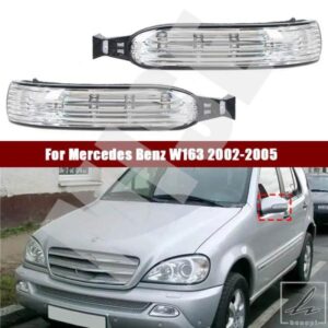 左右車ミラーウィンカーライトターンサイドランプメルセデスベンツW163 ML270 ML230 ML350 ML430 ML 1638200521/1638200621用 部品 カスタムパーツ