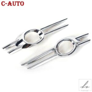 車左右フロントバンパーフォグランプカバーランプグリルトリムABSクロームフォルクスワーゲンパサートCC 2009 2010 2011用カースタイリング 部品 カスタムパ