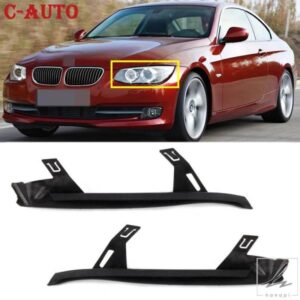車用 左右ヘッドライトレンズ シェルカバー ヘッドライトレンズ ガスケット BMW E92 3シリーズ 2005 2006-2010 63117174517 63117174518 部品 カスタムパー