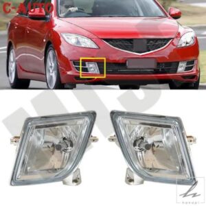 車フロント左側右側フォグランプフォグランプマツダ6アテンザ2008 - 12 GV7D-51-680 GV7D-51-690電球付き 部品 カスタムパーツ アクセサリー