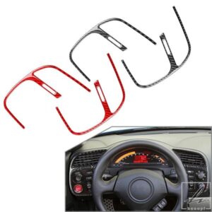 車内 運転席側 ダッシュボード エアベント アウトレット カバー トリム ホンダ S2000 2000 - 09用 部品 カスタムパーツ アクセサリー