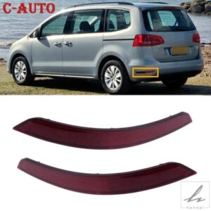 車用リアバンパーアンダーリフレクターブレーキライト車用リアバンパーテールライト 7N0945105B VW SHARAN 2011 - 16用 部品 カスタムパーツ アクセサリー