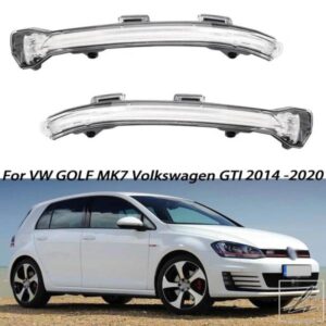 車用LEDウィンカー VWゴルフGTI MK7 2014-2020 5G0949101 5G0949102 ブレーキライトインジケーターライトシグナルライト 部品 カスタムパーツ アクセサリー