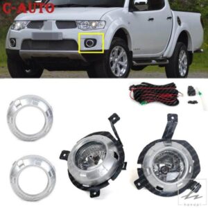 車用フォグランプ フォグランプ スイッチハーネスカバー付き フォグランプキット 三菱 トライトン / L200 2006 2007 2008 MB08-0257 部品 カスタムパーツ