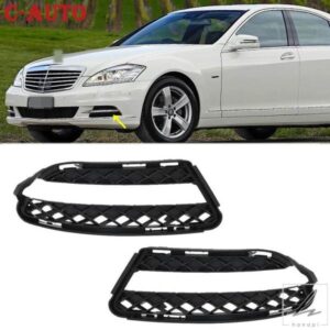車用フロントグリル デイタイムランニングライトカバー 2218851722 2218851822 メルセデスベンツ Sクラス W221 S350 S400 S450 S550 S600用 部品 カスタムパ