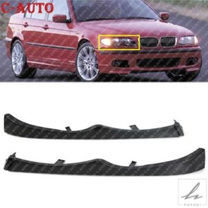 車フロントアンダーヘッドライトモールディングカバートリム BMW E46 330I 330XI 325I 325XI 2001 - 05 51137043409 部品 カスタムパーツ アクセサリー