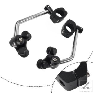 汎用バイク風防取り付けハードウェアキット 25MMハンドルバー用風防ブラケット 部品 カスタムパーツ アクセサリー