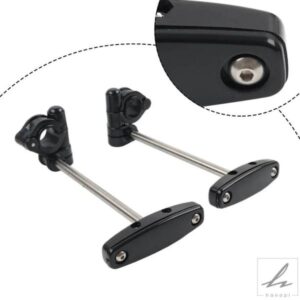 汎用バイク 7/8 22MM スタンダードハンドルバー ウインドシールド ブラケットマウント 部品 カスタムパーツ アクセサリー