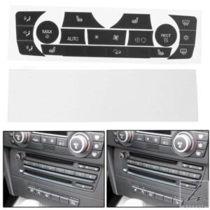 車用エアコン 空調コントロールボタン ステッカー デカール リペアセット BMW E90 E91 E92 3シリーズ 330I 2006 - 11用 部品 カスタムパーツ アクセサリー