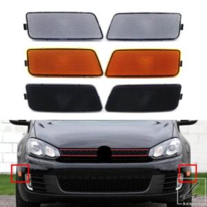 車用フロントバンパー ウィンカーベゼル サイドマーカーライトハウジング 5K0945071 VW ゴルフ MK6 2009-2013 USAバージョン専用
