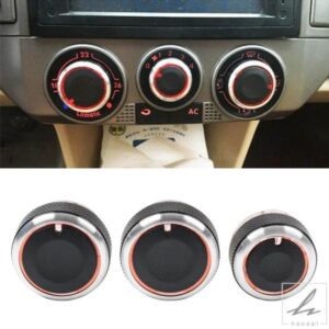 車用エアコンヒートコントロールノブ A/Cスイッチ 3個 VW POLO 9N 9N3 6R 2004 - 13用