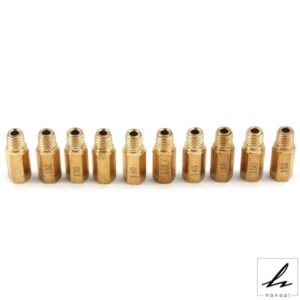 10 個 MOTORCYLCE キャブレターメインジェットセット KEIHIN PWK PE OKO KOSO 130 132 135 138 140 142 145 148 150 152