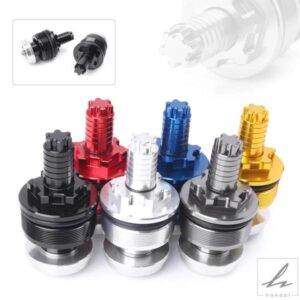 ヤマハ YZF R25 R3 フロントショックアブソーバースクリューカバーキャップ プリロードアジャスター フォークボルト 41MM CNCアルミ オートバイアクセサリー