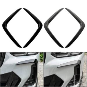 1 ペアフロントバンパーエアベントトリム外装装飾アクセサリー BMW X3 G01 X4 G02 M スポーツ 2022 2023